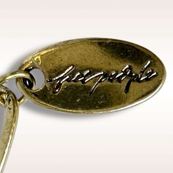 Free People Sitting Pretty Bow Choker Necklace in Yellow Gingham Picnic Spring - Picture 9 of 10